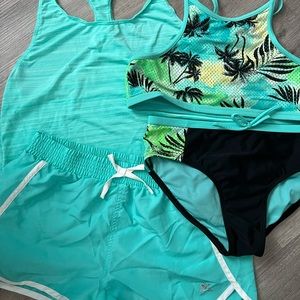 Girls ZeroXposur Two Piece Swimsuits